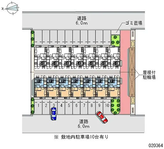 ★手数料０円★福山市山手町　月極駐車場（LP）